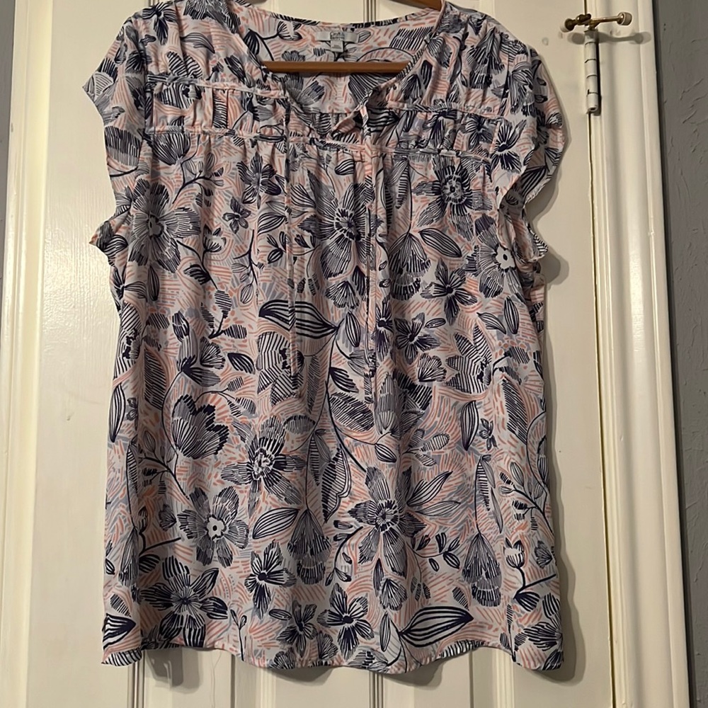 Croft & Barrow Cap Sleeve Blouse